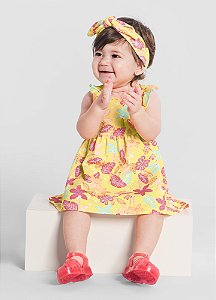 Vestido Infantil Brandili Tamanho P-M-G