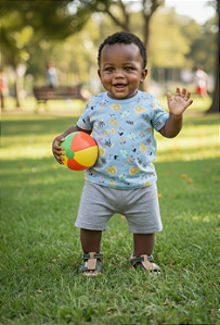 Conjunto Bebê Menino Malwee Kids Verão Tamanho P-M-G