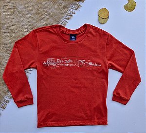 Camisa Infantil Menino BIOGÁS JUNIOR Manga Longa