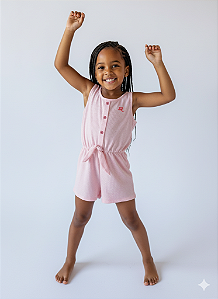 Macaquinho Infantil Menina Kely Ket Tamanho 4 Verão