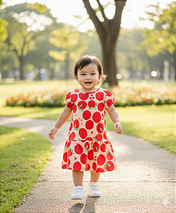 Vestido Infantil Menina Kely Ket Tamanho 1 Verão