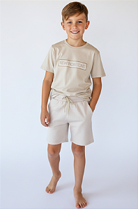 Conjunto Juvenil ElianCamiseta e Bermuda New Horizons Verão