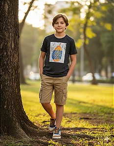 Camisa Juvenil Menino Colisão Verão