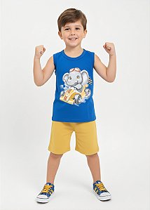 Conjunto Infantil Menino Kyly Elefantinho Verão