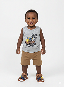 Conjunto Bebê Rei Rex Verão