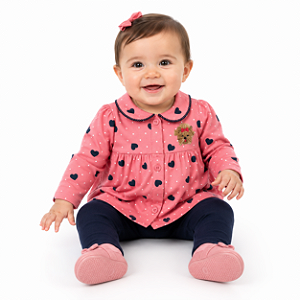 Conjunto Infantil Menina Kyly Inverno Lançamentos Coleção 2026