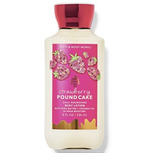 Loção Hidratante Corporal Strawberry Pound Cake Bath & Body Works 236ml #importado
