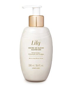 Creme de Banho Acetinado Lily 250ml #progressiva