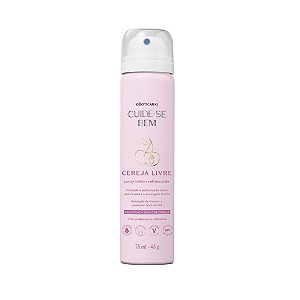 Spray íntimo Refrescante Cuide-se Bem Cereja Livre 75ml