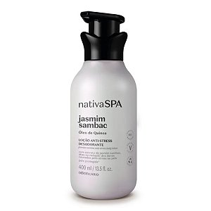 Loção Hidratante Desodorante Corporal Anti-stress Nativa SPA Jasmim Sambac 400ml