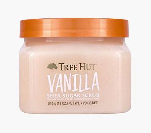 Esfoliante Corporal Vanilla Shea Sugar Scrub Tree Hut 510gr #importado