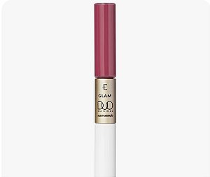 Batom Líquido Pink Único Eudora Glam Duo Clinical Micropigmentação 3,5g