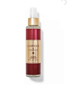 Body Splash Shimmer Luminous Bath & Body Works 145ml