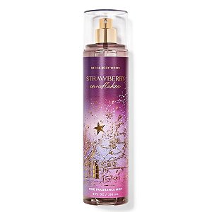 Body Splash Strawberry Snowflakes Bath & Body Works 236ml #importado #progressiva