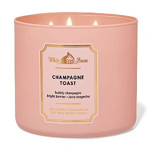 Vela Aromática 3 Pavios Champagne Toast Bath & Body Works #importado