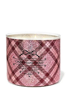 Vela Aromática 3 Pavios Champagne Toast Bath & Body Works #importado