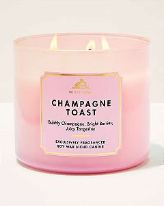 Vela Aromática 3 Pavios Champagne Toast Bath & Body Works #importado