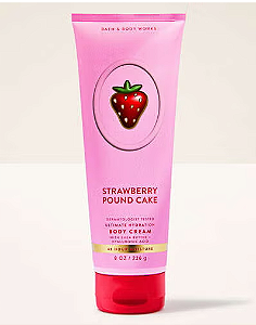 Creme Hidratante Strawberry Pound Cake Bath & Body Works 236ml #importado #progressiva