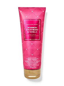Creme Hidratante Corporal Bourbon Straberry & Vanilla Bath & Body Works 236ml #importado #progressiva