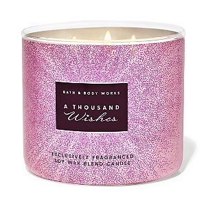 Vela Aromática 3 Pavios A Thousand Whishes Bath & Body Works #importado