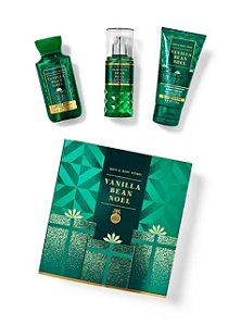Gift Set Vanilla Bean Noel (3 itens) Bath & Body Works #progressiva