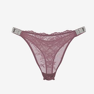 Calcinha de Renda Victoria’s Secret Rosê