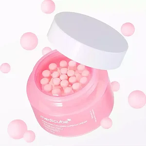 MEDICUBE - Hidratante Facial Pink com PDRN e Microcápsulas de Colágeno 55g #coreano