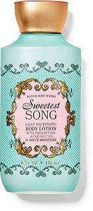 Loção Hidratante Sweetest Song Bath & Body Works 236ml