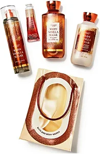 Kit Warm Vanilla Sugar (5 itens) Bath & Body Works