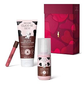 Kit Presente Cuide-se Bem Deleite Chocolatudo, Loção Hidratante 200ml