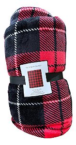Manta Plush Victoria’s Secret Xadrez Merry Christmas #progressiva