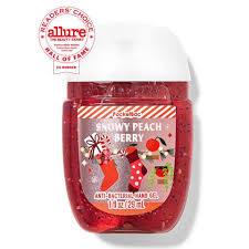 Álcool em Gel Para Mãos Snowy Peach Berry Bath & Body Works 29ml #Natal