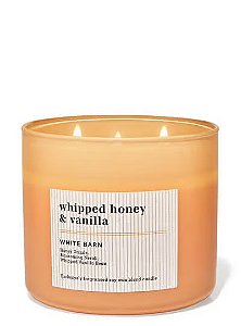 Vela Aromática 3 Pavios Whipped Honey Vanilla Bath & Body Works