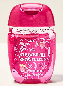 Álcool em Gel Para Mãos Strawberry Snowflakes Bath & Body Works 29ml