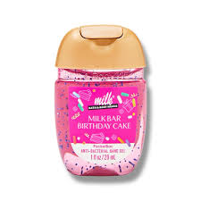 Álcool em Gel Para Mãos Milk Bar Birthday Cake Bath & Body Works 29ml