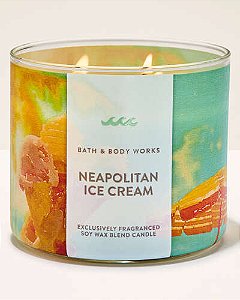 Vela 3 Pavios Neapolitan Ice Cream Bath & Body Works