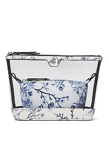 Necessaire Azul Florida Victoria’s Secret (2 peças)