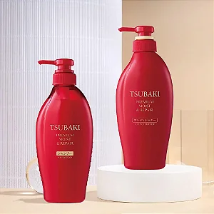 Tsubaki - Premium Moist & Repair - Kit Shampoo 450ml e Condicionador 450ml