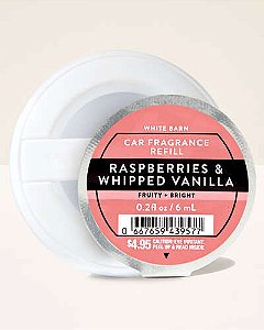 Refil Para suporte de carro Raspberries & Whipped Vanilla Bath & Body Works