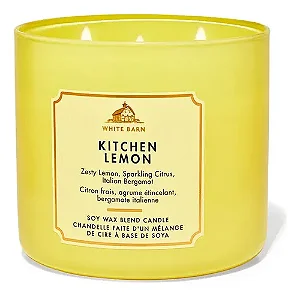 Vela Aromática 3 pavios Kitchen Lemon Bath & Body Works