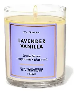 Vela Aromática 1 pavio Lavender Vanilla Bath & Body works