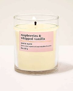 Vela Aromática 1 Pavio Raspberries & Whipped Vanilla Bath & Body Works