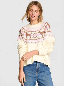 Sueter Bege Pink/Victoria's Secret
