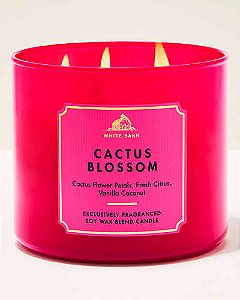 Vela Aromática 3 pavios Cactus Blossom Bath & Body Works