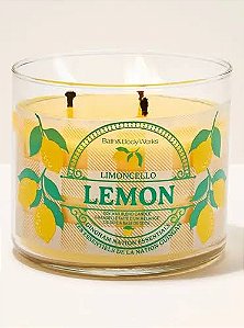 Vela Aromática 3 Pavios Limoncello Lemon Bath & Body works