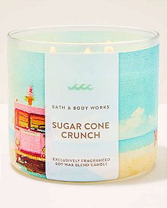 Vela Aromática 3 Pavios Sugar Cone Crunch Bath & Body Works