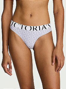 Calcinha Azul Logo Victoria’s Secret