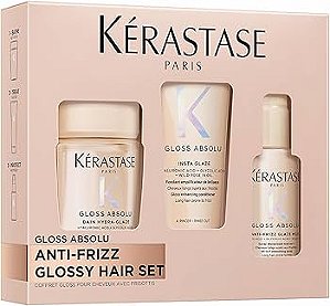 Kit Kérastase Paris Anti Frizz + Glossy Hair Set - Contém 3 itens