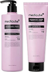 Shampoo + Condicionador Medicube Rosemary Pdrn - Fortalecedor E Volumi