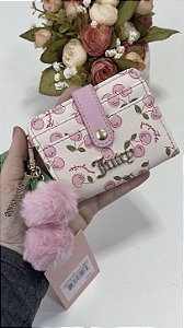 Mini Carteira Juicy Couture Rosa Cherry